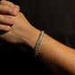 10MM Silver Cuban Link Bracelet