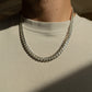 10MM Silver Cuban Link Chain (Handmade)