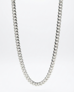10MM solid silver Cuban link chain, handmade in Miami