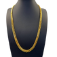 8MM 14KT Gold Over Silver Cuban Link Chain (Handmade)