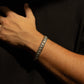 12MM Silver Cuban Link Bracelet