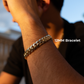 14Kt Gold Over Silver Handmade Cuban Link Bracelet