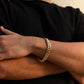 12MM 14KT Gold Over Silver Cuban Link Bracelet