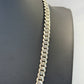 8MM Silver Cuban Link Chain (Handmade)