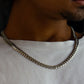 8MM Silver Cuban Link Chain (Handmade)
