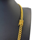 8MM 14KT Gold Over Silver Cuban Link Chain (Handmade)