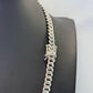8MM Silver Cuban Link Chain (Handmade)