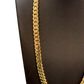 10MM 14KT Gold Over Silver Cuban Link Chain (Handmade)