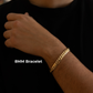 14Kt Gold Over Silver Handmade Cuban Link Bracelet