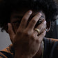 10Kt Gold 8MM Cuban Link Ring