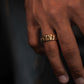 10Kt Gold 8MM Cuban Link Ring