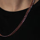 8MM 14KT Gold Over Silver Cuban Link Chain (Handmade)