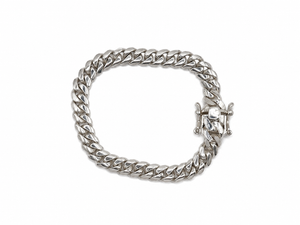8MM Silver Cuban Link Bracelet