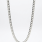 10MM Silver Cuban Link Chain