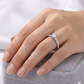 1.5CT Round Cut Lab Diamond Ring With 10KT Gold Band
