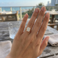 2CT Elongated Cushion Cut Lab Diamond Ring With 10KT Gold