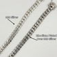 10MM Silver Cuban Link Bracelet