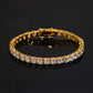 4MM Moissanite Tennis Bracelet With 925 Silver Plated
